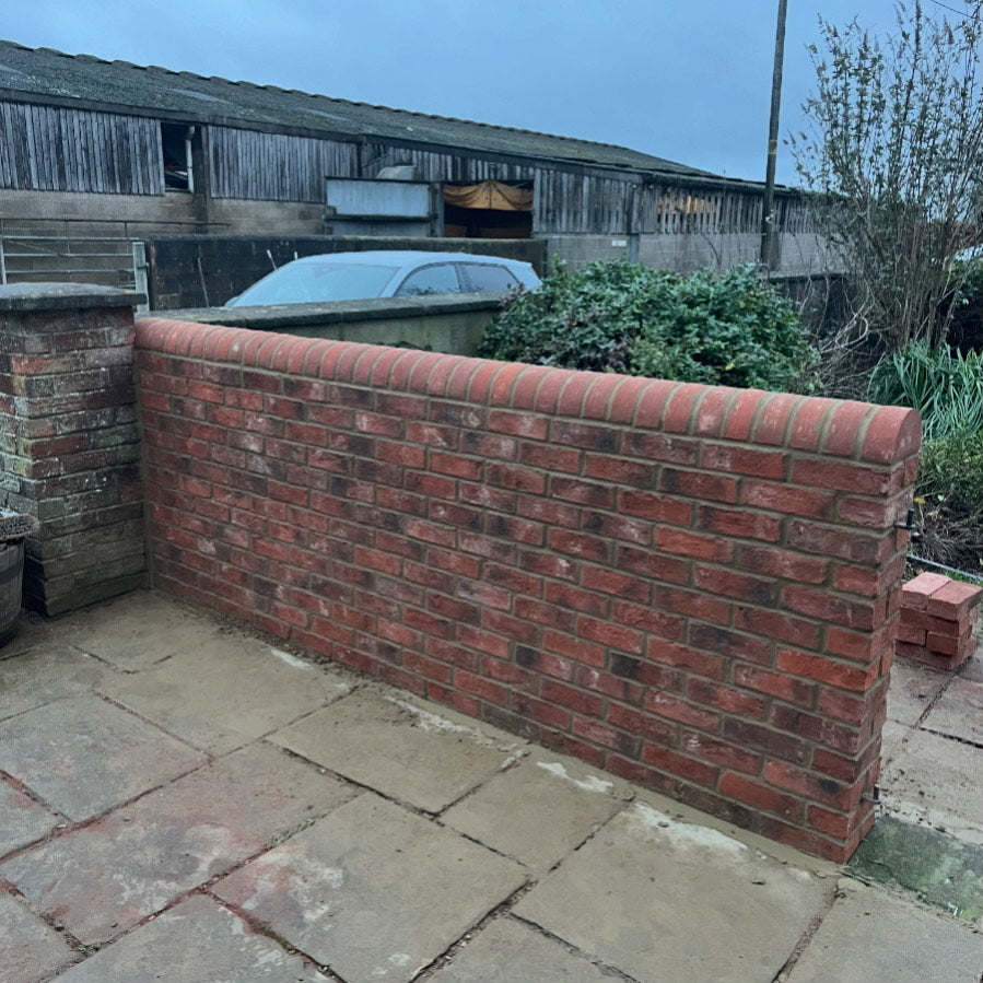Red brick walls