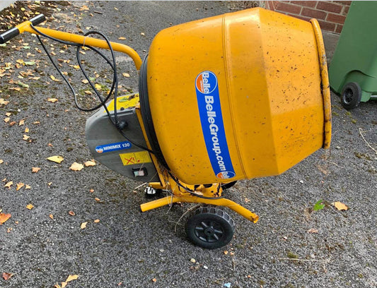 Belle Mini Mix 130L Cement Mixer 230V Hire