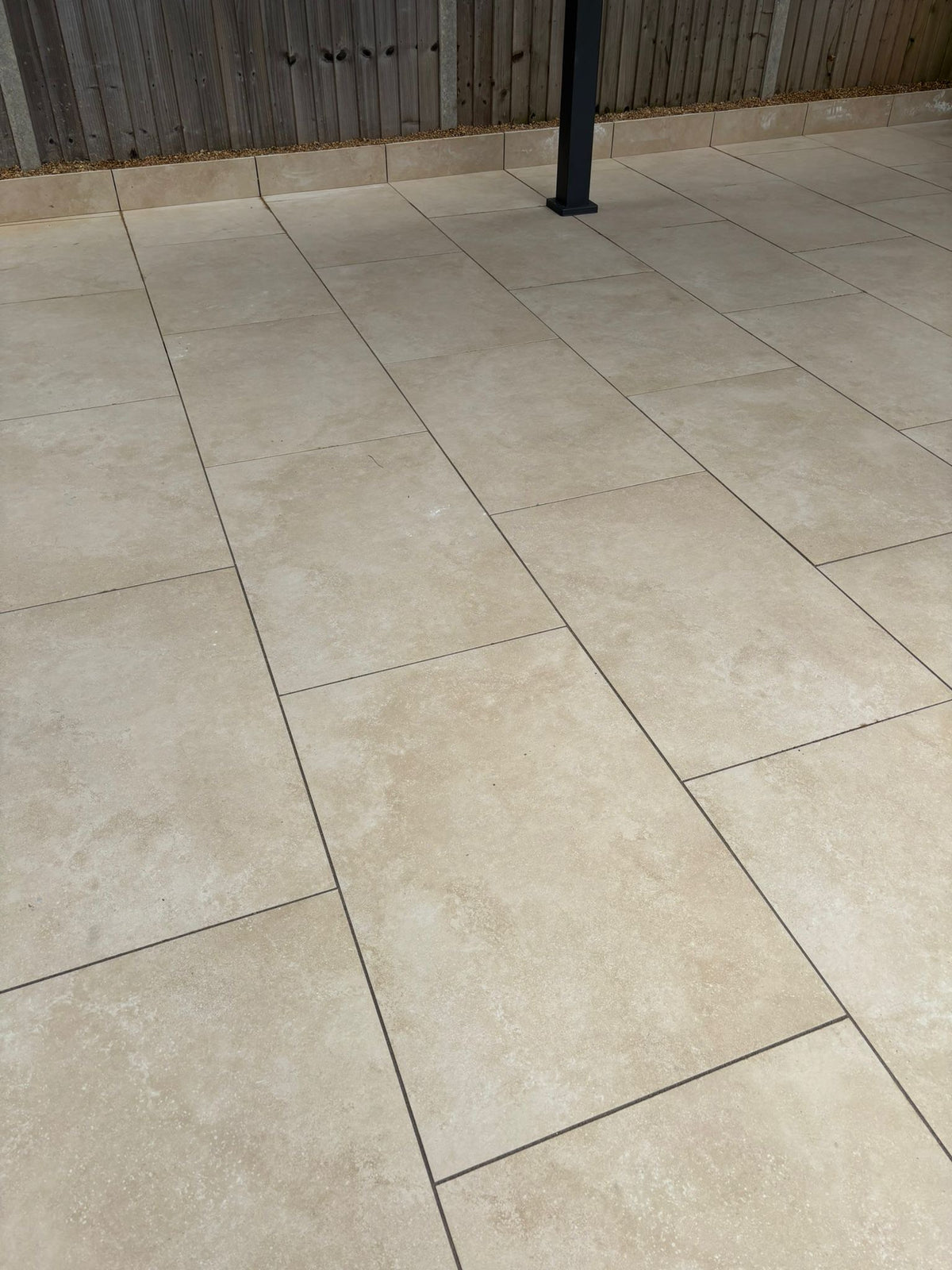 Image of porcelain slabs laid on a project in Watlington